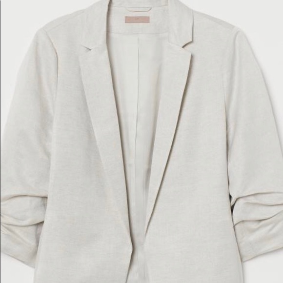 Jackets & Blazers - H&M+ Linen-blend Jacket